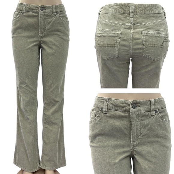 Sonoma Pants - Sonoma Corduroy Original Boot Cut Tan Khaki High Rise Pants Womens 8 Regular